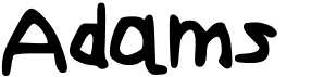 preview image of the Adams Font font