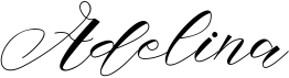 preview image of the Adelina font
