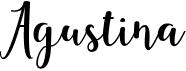 preview image of the Agustina font