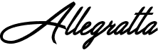 preview image of the Allegratta font