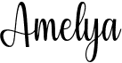 preview image of the Amelya font