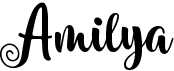 preview image of the Amilya font