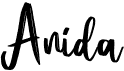 preview image of the Anida font