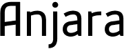 preview image of the Anjara font