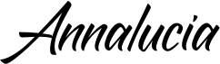 preview image of the Annalucia font