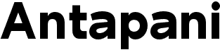 preview image of the Antapani font