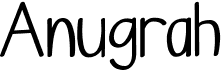 preview image of the Anugrah font