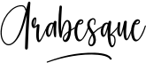 preview image of the Arabesque font