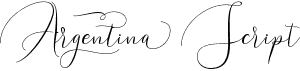 preview image of the Argentina Script font