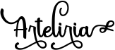 preview image of the Arteliria font