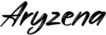 preview image of the Aryzena font