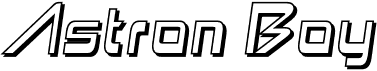 preview image of the Astron Boy font