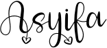preview image of the Asyifa font