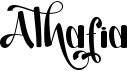 preview image of the Athafia font