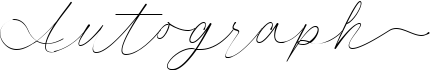 preview image of the Autograph font