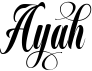 preview image of the Ayah font