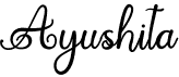 preview image of the Ayushita font