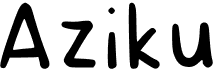 preview image of the Aziku font