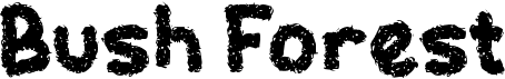 preview image of the b Bush Forest font