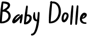 preview image of the Baby Dolle font