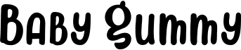 preview image of the Baby Gummy font