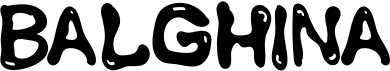 preview image of the Balghina font