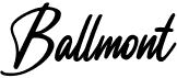 preview image of the Ballmont font