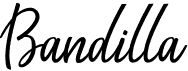 preview image of the Bandilla font