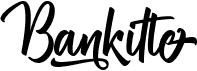 preview image of the Bankitte font