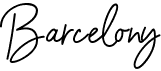 preview image of the Barcelony font