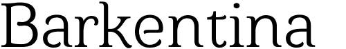 preview image of the Barkentina 1 font