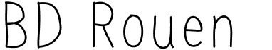 preview image of the BD Rouen font