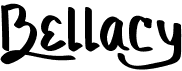 preview image of the Bellacy font