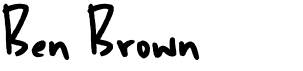 preview image of the Ben Brown font