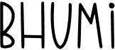 preview image of the Bhumi font