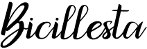 preview image of the Bicillesta font