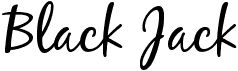 preview image of the Black Jack font