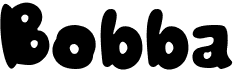 preview image of the Bobba font