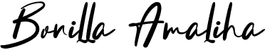 preview image of the Bonilla Amaliha font