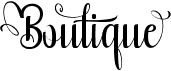 preview image of the Boutique font