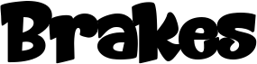 preview image of the Brakes font