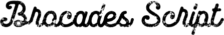 preview image of the Brocades Script font