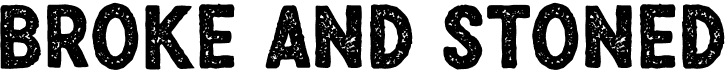 preview image of the Broke N Stoned font