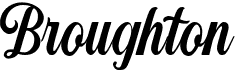 preview image of the Broughton font