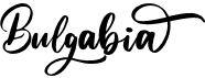 preview image of the Bulgabia font
