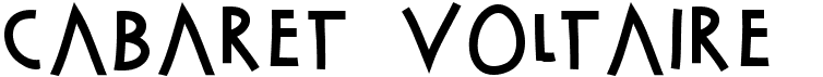 preview image of the Cabaret Voltaire font