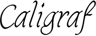 preview image of the Caligraf font