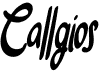 preview image of the Callgios font