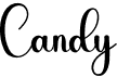 preview image of the Candy font