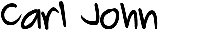 preview image of the Carl John font